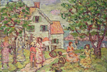 Beach and Two Houses